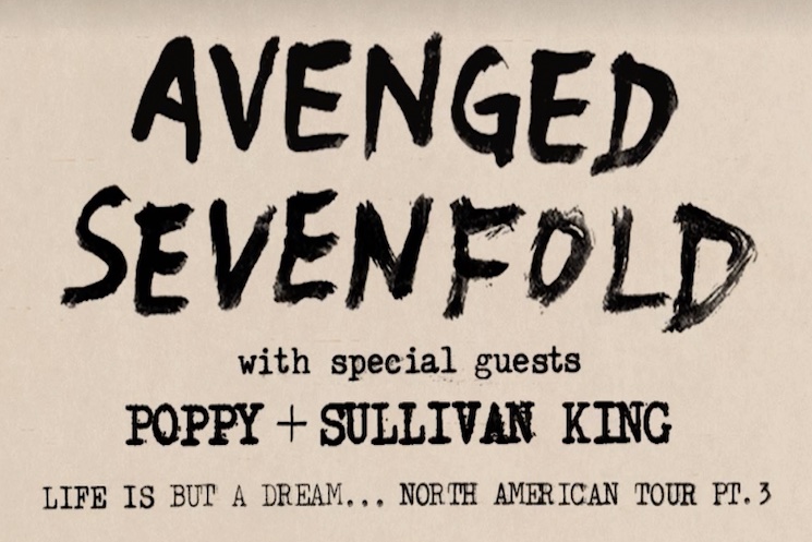 Avenged Sevenfold 'Life is But a Dream' North American Tour