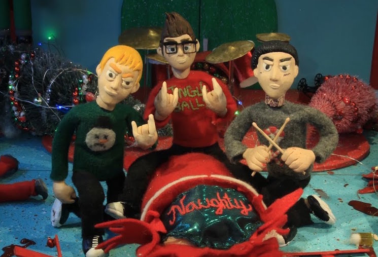 Blink-182 Treat "Not Another Christmas Song" to Gory Claymation Video