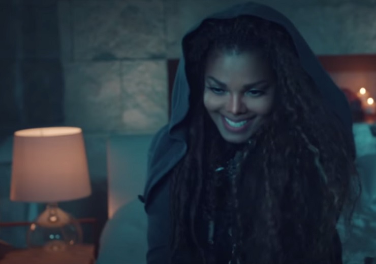 Janet Jackson"No Sleeep" (remix, ft. J.Cole) (video)