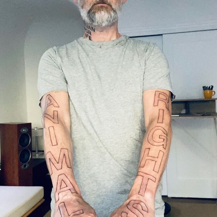 Moby Got More Vegan Tattoos Just in Case You Forgot He's Vegan