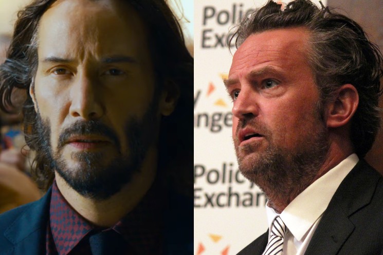 As Long as Keanu Reeves Walks Among Us, Matthew Perry Will Know No Peace