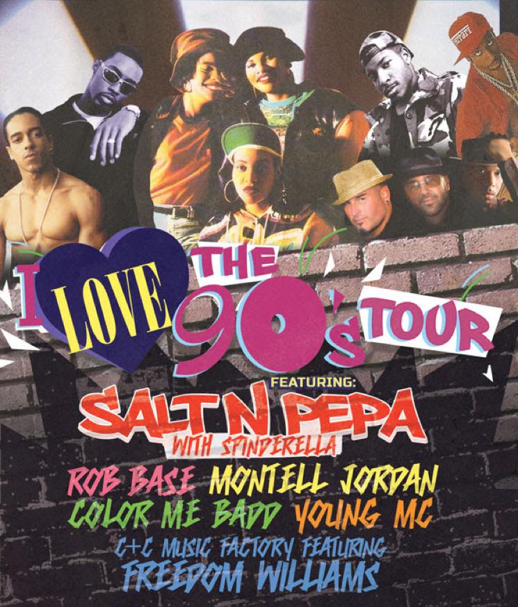 ​'I Love the 90s Tour' Brings Salt-N-Pepa, Rob Base, Montell Jordan to Canada 