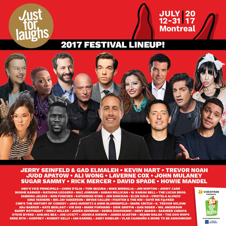 Just for Laughs Gets Jerry Seinfeld, Kevin Hart, Trevor Noah for 2017 Festival 