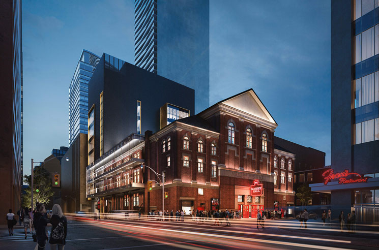 Massey Hall's Revitalization Plans Include Two New Venues 