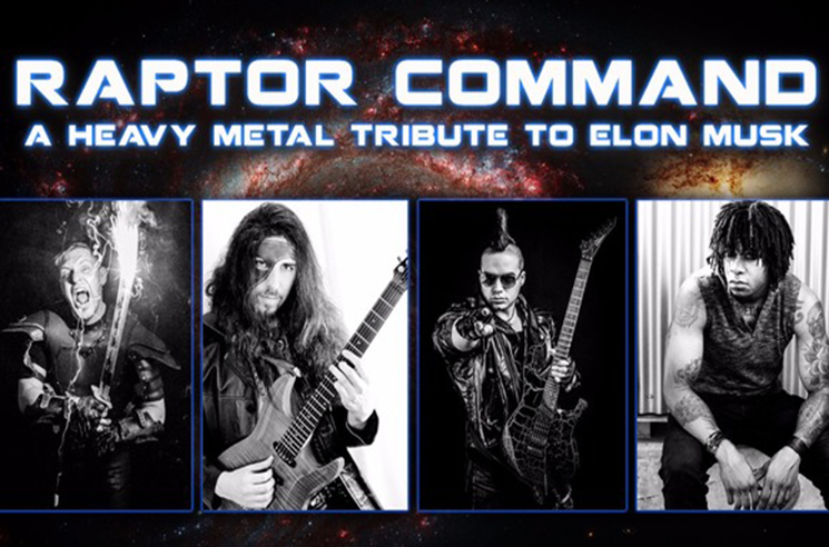 Raptor Command Are the World's First Elon Musk Heavy Metal Tribute Band 