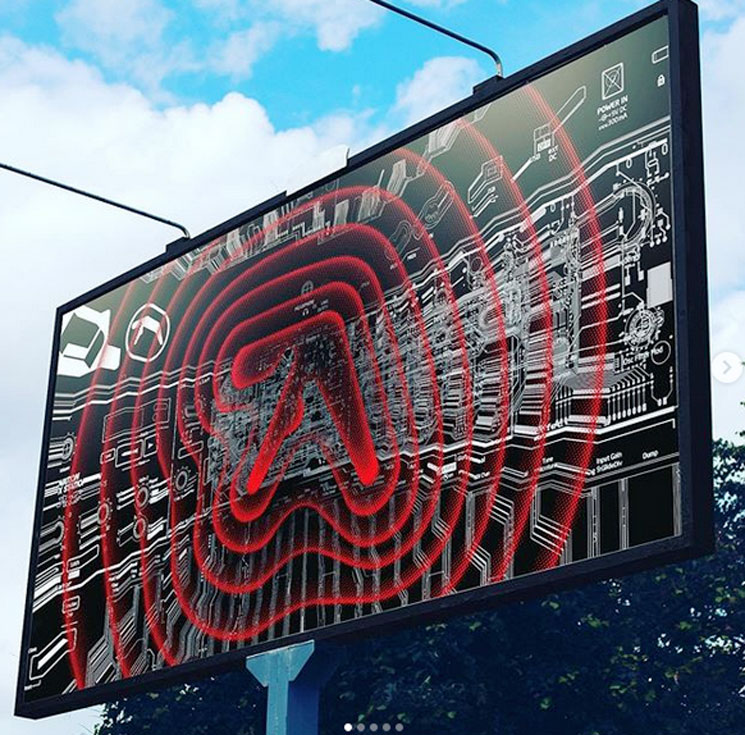 Here's What Those Aphex Twin Billboards Were Teasing 