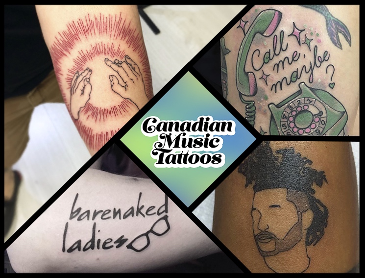 Check Out the Weirdest and Coolest Canadian Music Tattoos 