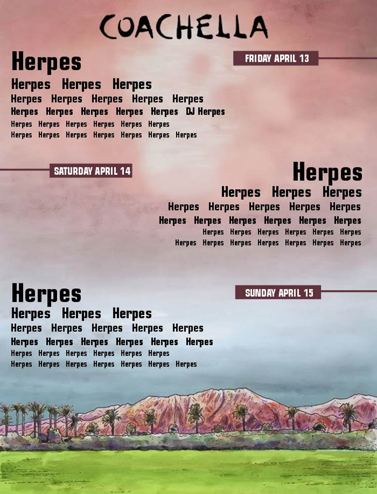 There Was No Herpes Outbreak at Coachella, Health Officials Clarify 