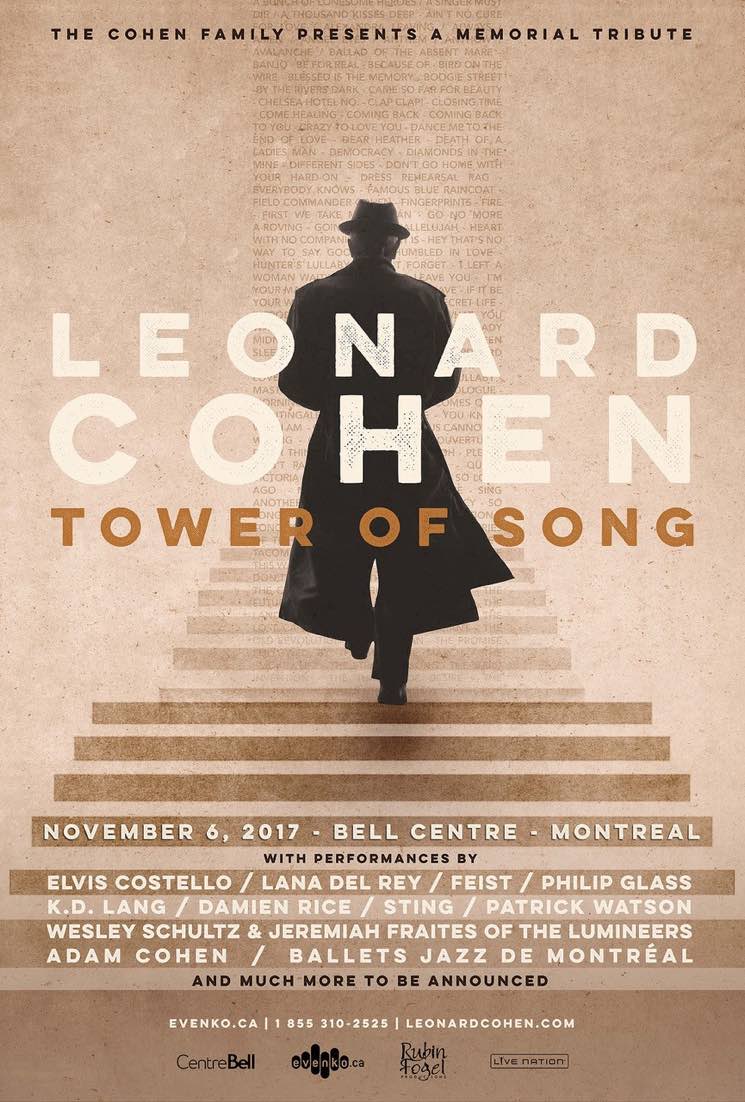 Elvis Costello, Lana Del Rey, Feist, Sting to Perform at Leonard Cohen Tribute in Montreal 