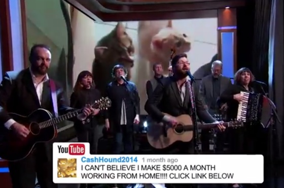 The Decemberists 'Make You Better' / Singing YouTube Comments (live on 'Kimmel')