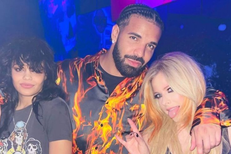 Drake Hung Out with Avril Lavigne and Fefe Dobson in Toronto This Weekend 