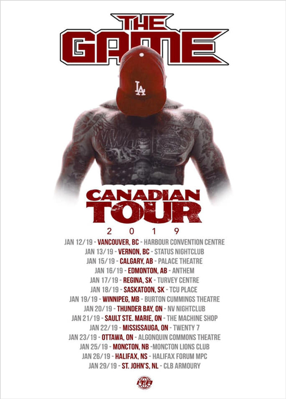 The Game's Canadian Tour Cancelled After Being Denied Entrance into Canada 