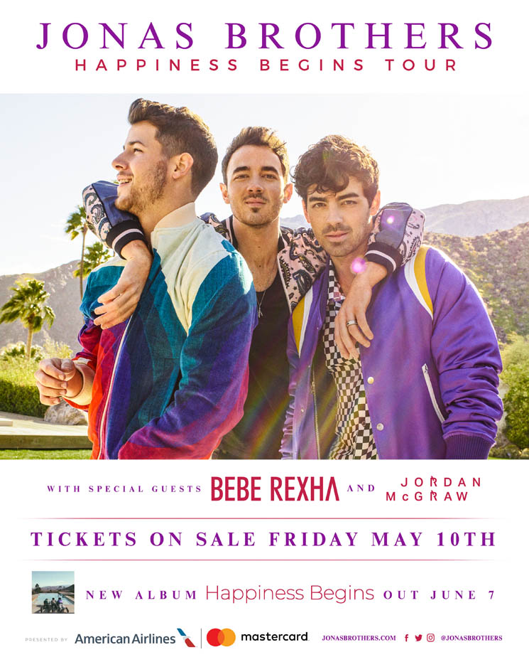 ​Jonas Brothers to Play Toronto and Vancouver on North American 'Happiness Begins Tour' 