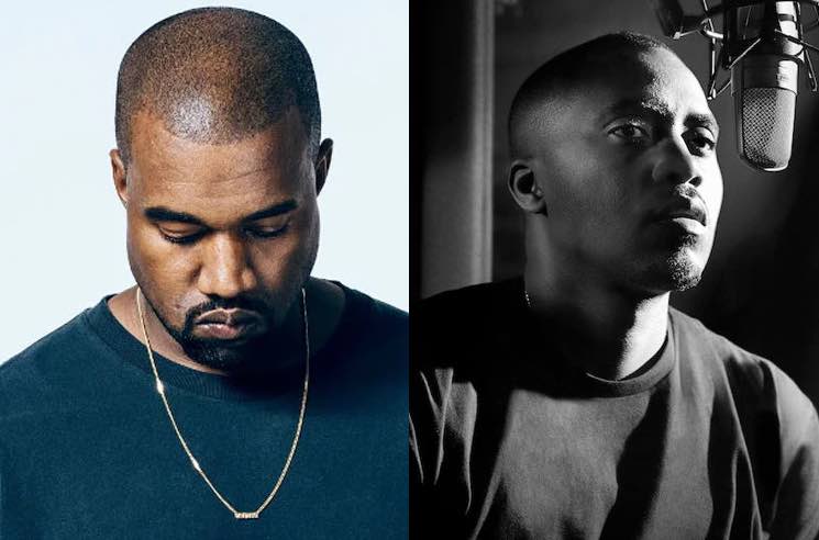 ​Kanye West Reveals New Nas Album Tracklisting 