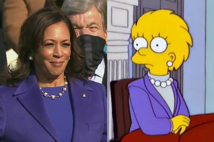 'The Simpsons' Predicted Kamala Harris' Inauguration Outfit  