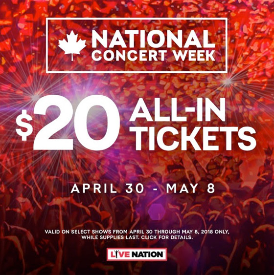 Get Tickets to Jack White, Slayer, Lauryn Hill for Just $20 with Live Nation&#039;s National Concert Week