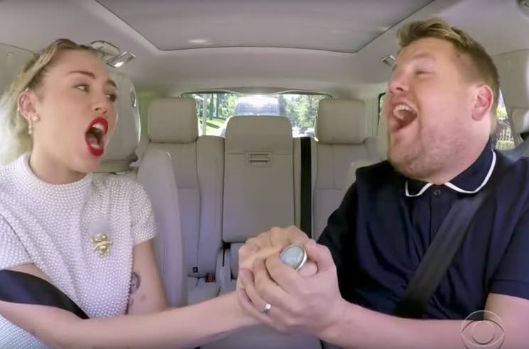 ​Watch Miley Cyrus Do 'Carpool Karaoke' with James Corden 