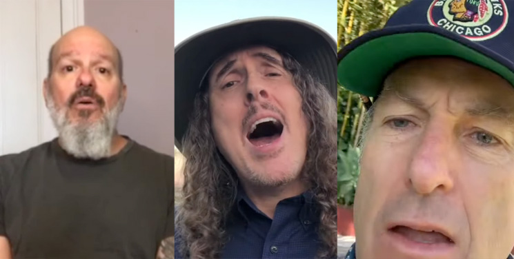 Stars Sing 'Eat It' on 'Mr. Show' Charity Stream to Clown Celebrity Singalongs 