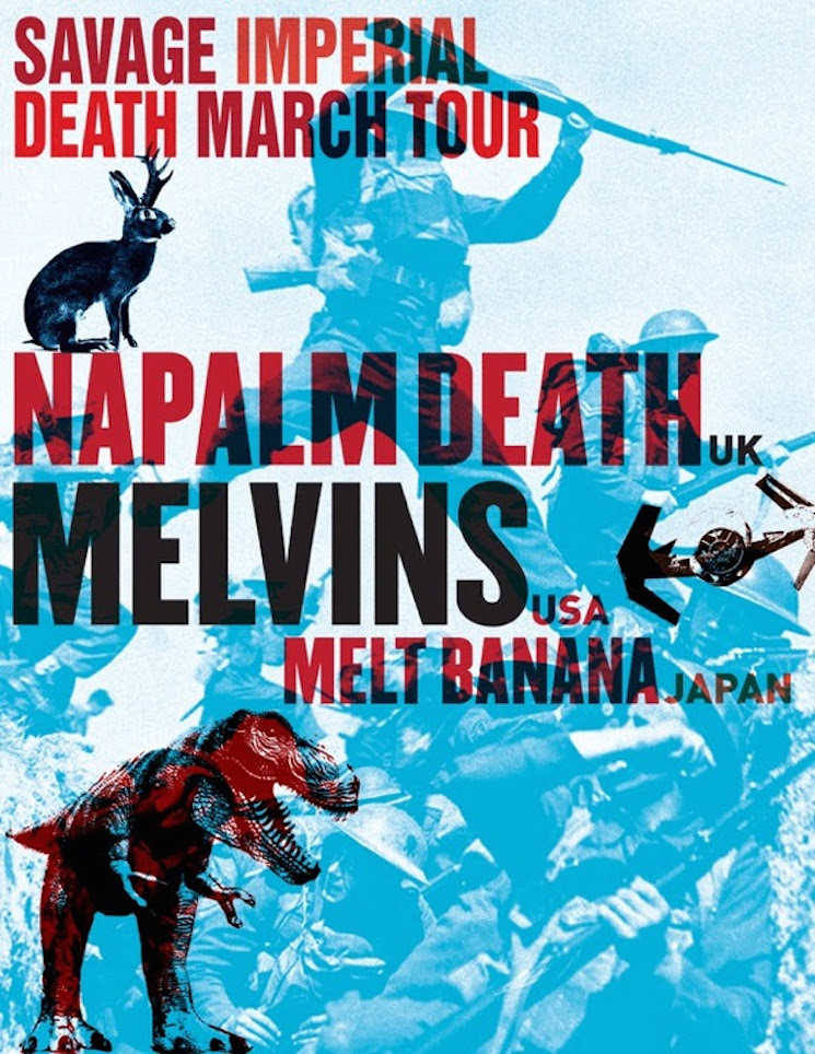 Napalm Death, the Melvins and Melt Banana Join Forces for North American Tour 