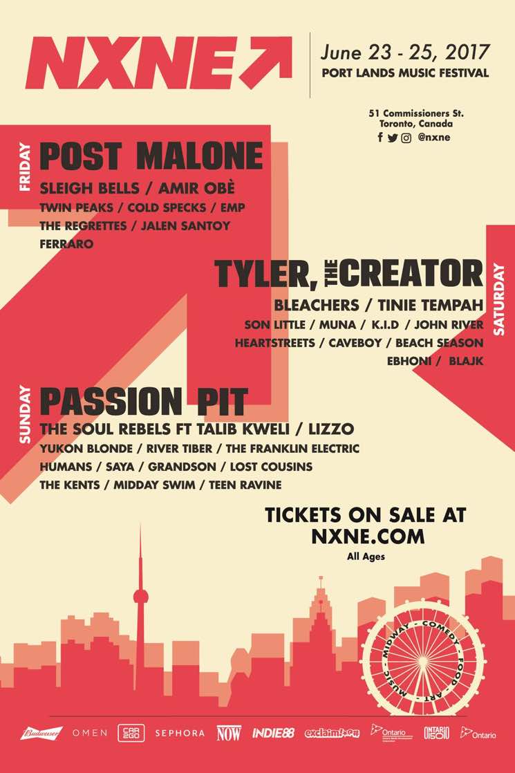 NXNE Expands 2017 Port Lands Lineup with Tinie Tempah, Yukon Blonde, River Tiber 