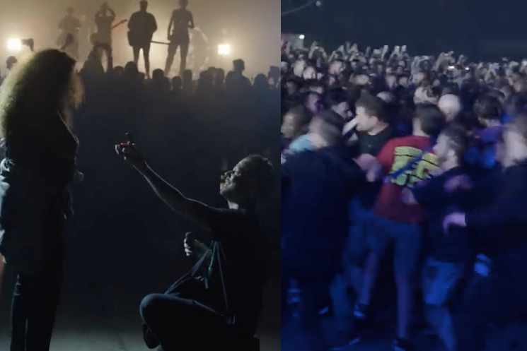 Couple Gets Engaged in Mosh Pit at a While She Sleeps Show 