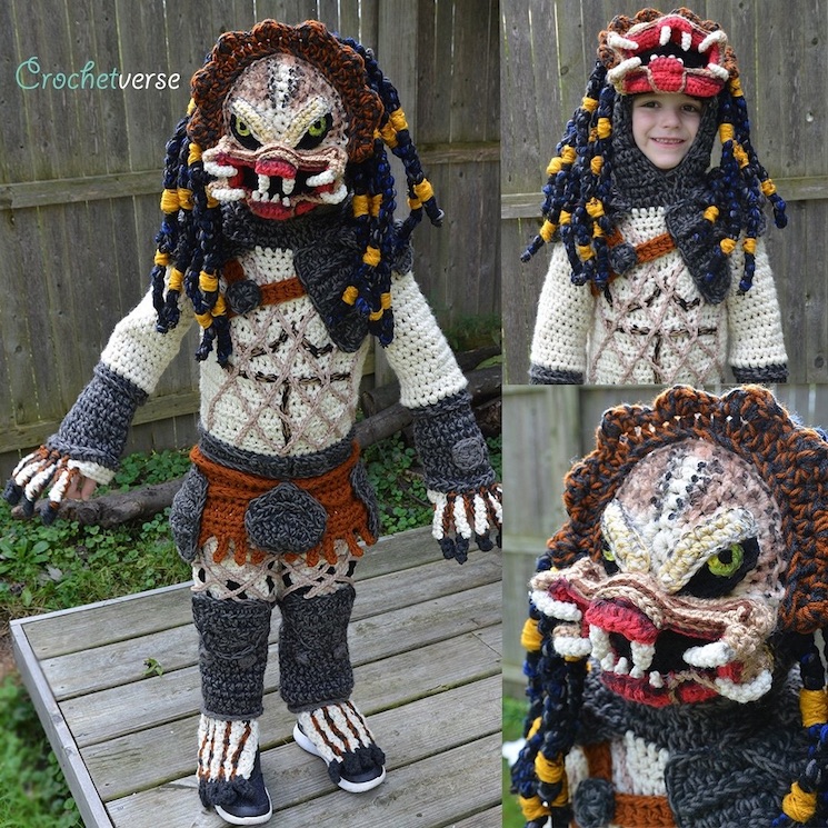 This Crocheted Predator Costume Is Both Twee and Terrifying 