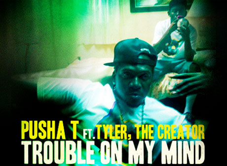 Pusha T 'Trouble on My Mind' (ft. Tyler, the Creator) (video)