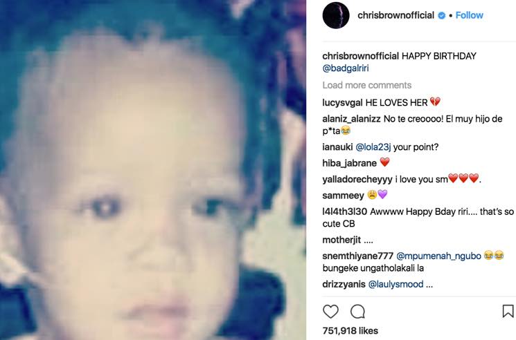 ​Chris Brown Wished Rihanna a &quot;Happy Birthday&quot; and the Internet Is Very Confused