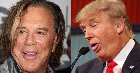 Mickey Rourke on Donald Trump: 'He's a Bully and a Bitch' 