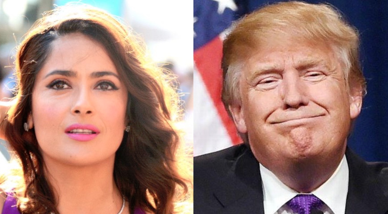 Salma Hayek Once Rejected Donald Trump's Advances, So He Leaked Lies About Her to the Tabloids 