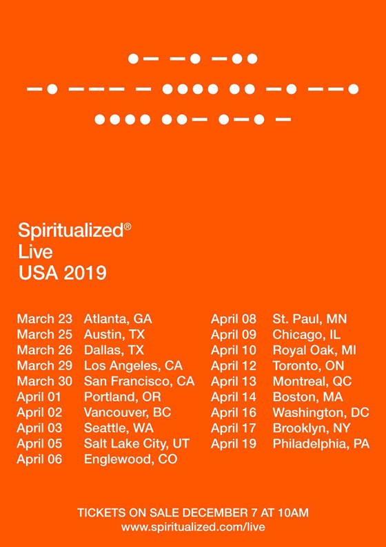 Spiritualized Map Out 2019 North American Tour 