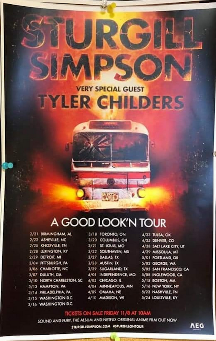Sturgill Simpson Hits Toronto on 'A Good Look'n Tour' 