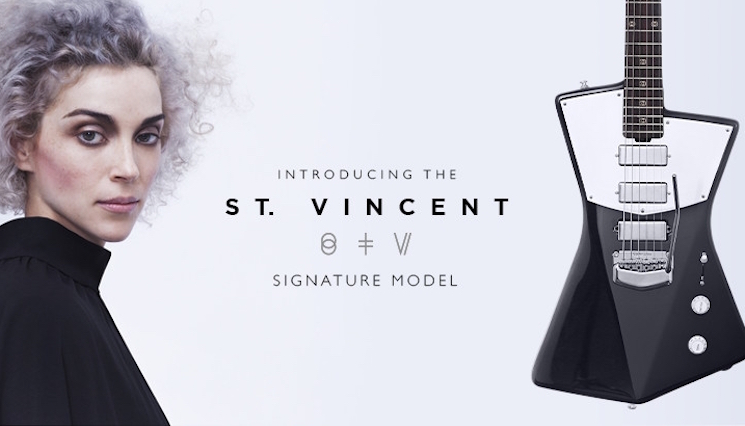 St. Vincent Teams Up with Ernie Ball for New Guitar 