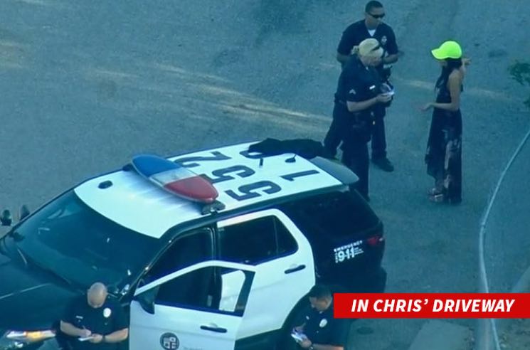 Chris Brown in Police Standoff After Allegedly Pulling a Gun on a Woman 