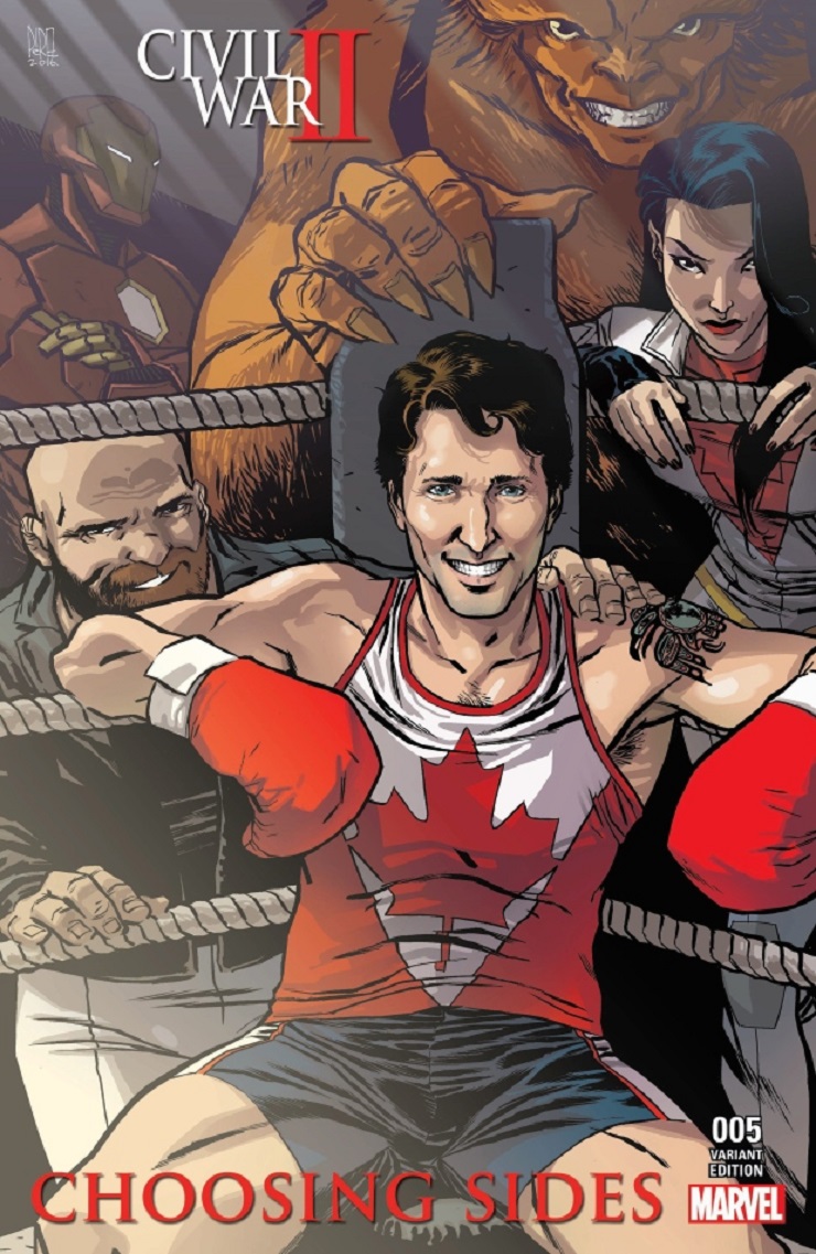 Justin Trudeau Teams Up with Marvel for New Comic 