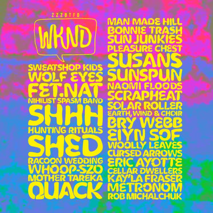 Brantford's ​WKND Festival Reveals 2017 Lineup with Bry Webb, Wolf Eyes, Nihilist Spasm Band 