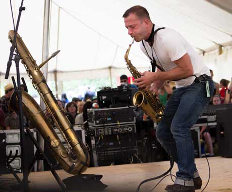 Colin Stetson Island Stage, Guelph ON, July 28