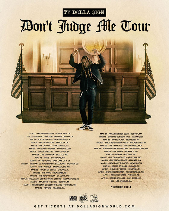 Ty Dolla $ign Maps Out 'Don't Judge Me Tour' 