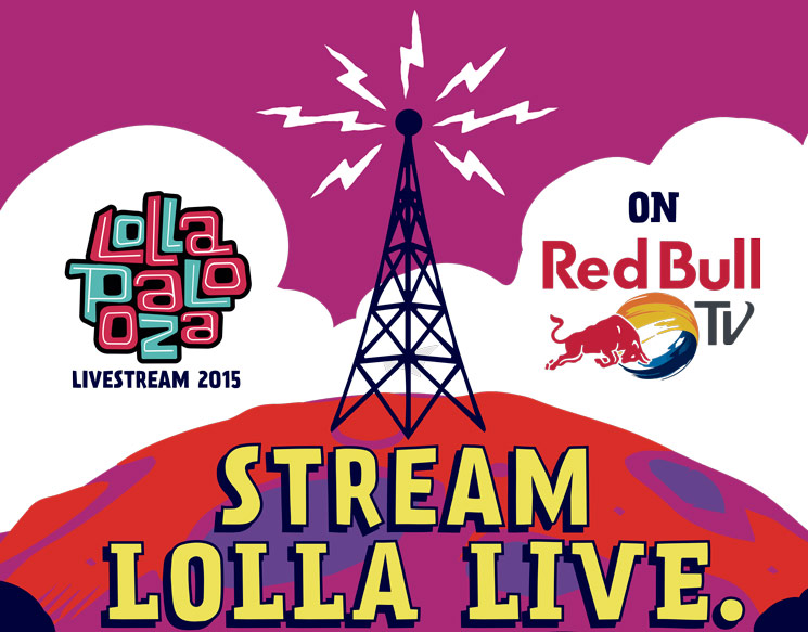 Watch Red Bull TV's Lollapalooza Live Stream Starting this Friday 