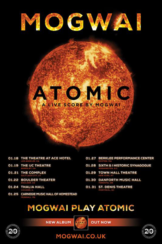 Mogwai Take 'Atomic' Score on North American Tour 