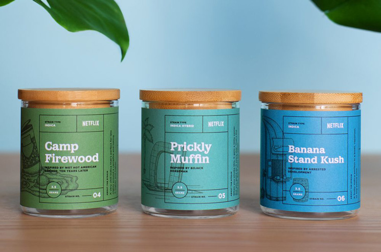 Netflix Begins Selling Its Own Strains of Weed 
