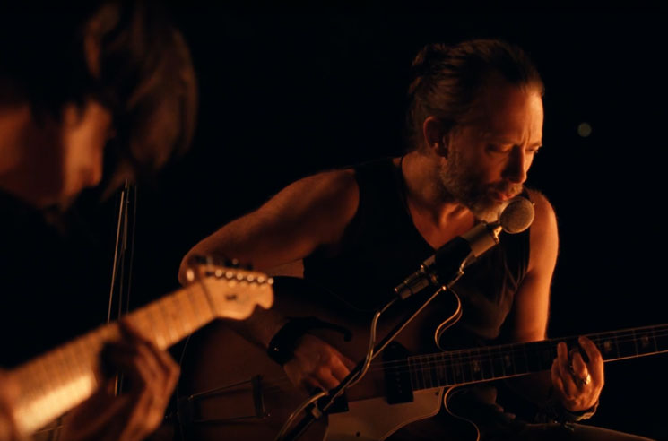 Radiohead 'Present Tense: Jonny, Thom & a CR78' (video)