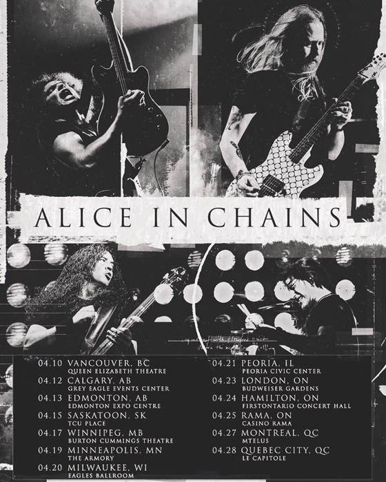 Alice in Chains Map Out Canadian Tour 