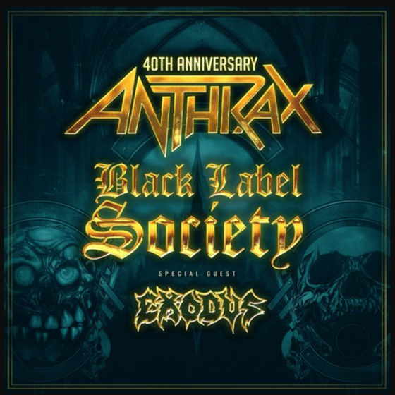 Anthrax, Black Label Society & Exodus Hit Western Canada on 2023 Tour