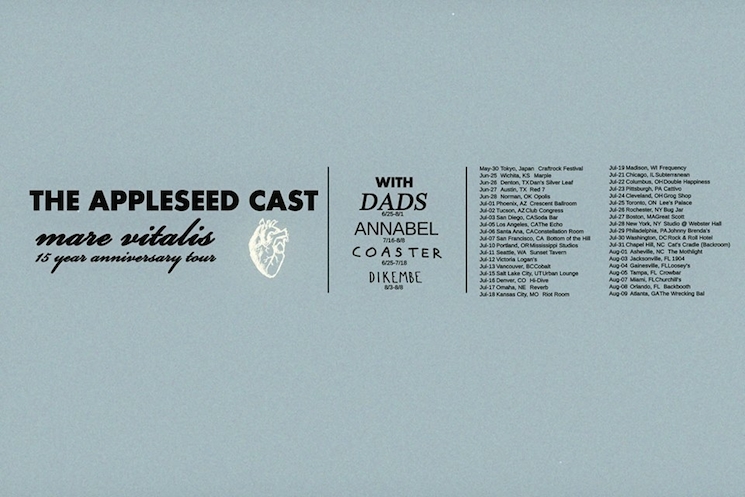 The Appleseed Cast Celebrate 15 Years of 'Mare Vitalis' with Tour 