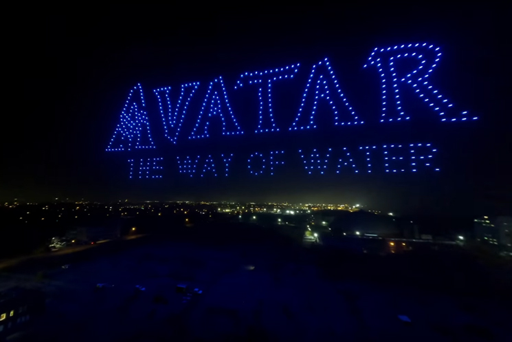 Watch 600 Drones Light Up Niagara Falls In 'Avatar' Blue 