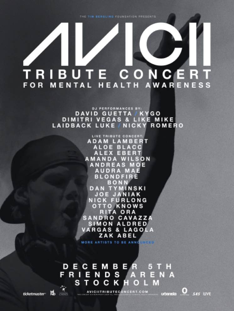 David Guetta, Adam Lambert, Kygo to Perform at Avicii Tribute Concert 