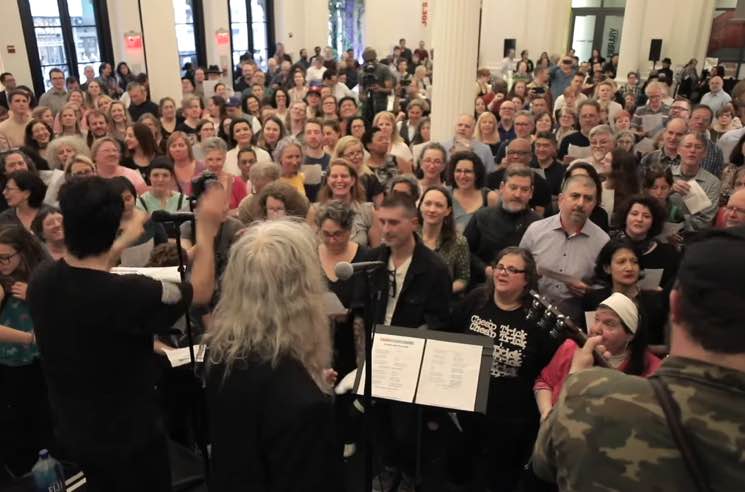 ​Watch Patti Smith and Stewart Copeland Join Choir! Choir! Choir! for 'People Have the Power' 