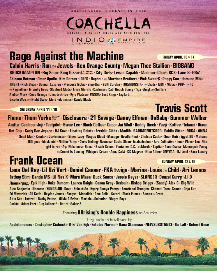Rage Against the Machine Are Headlining Coachella 