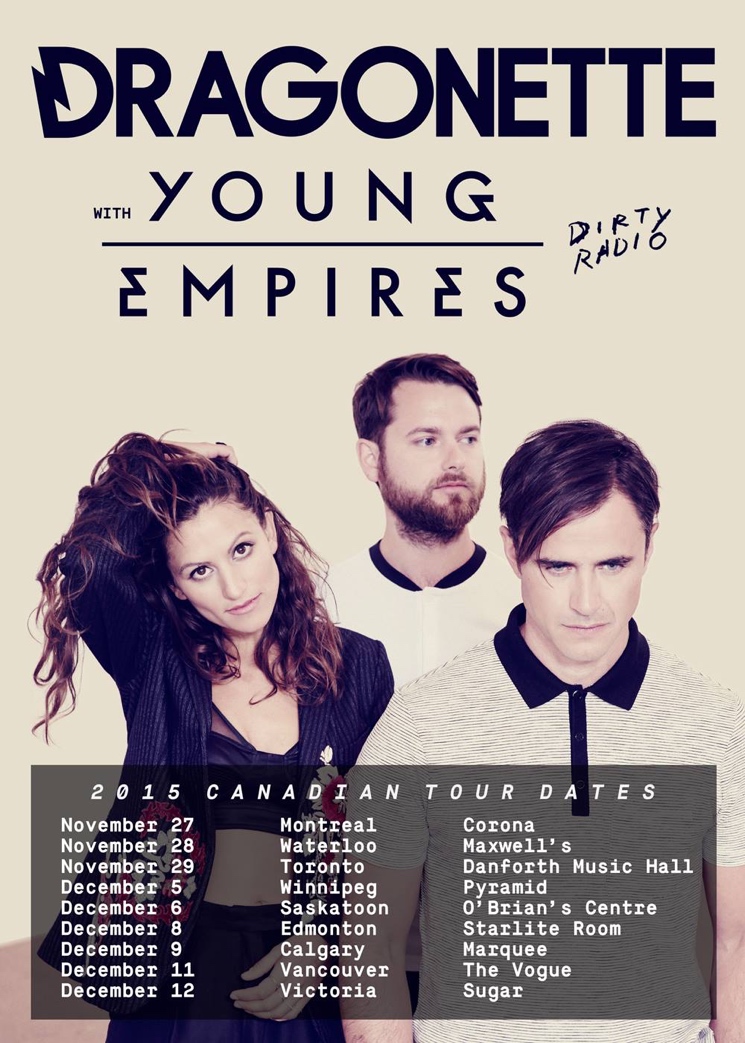 Dragonette Book Canadian Fall Tour with Young Empires and Dirty Radio 